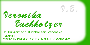 veronika buchholzer business card
